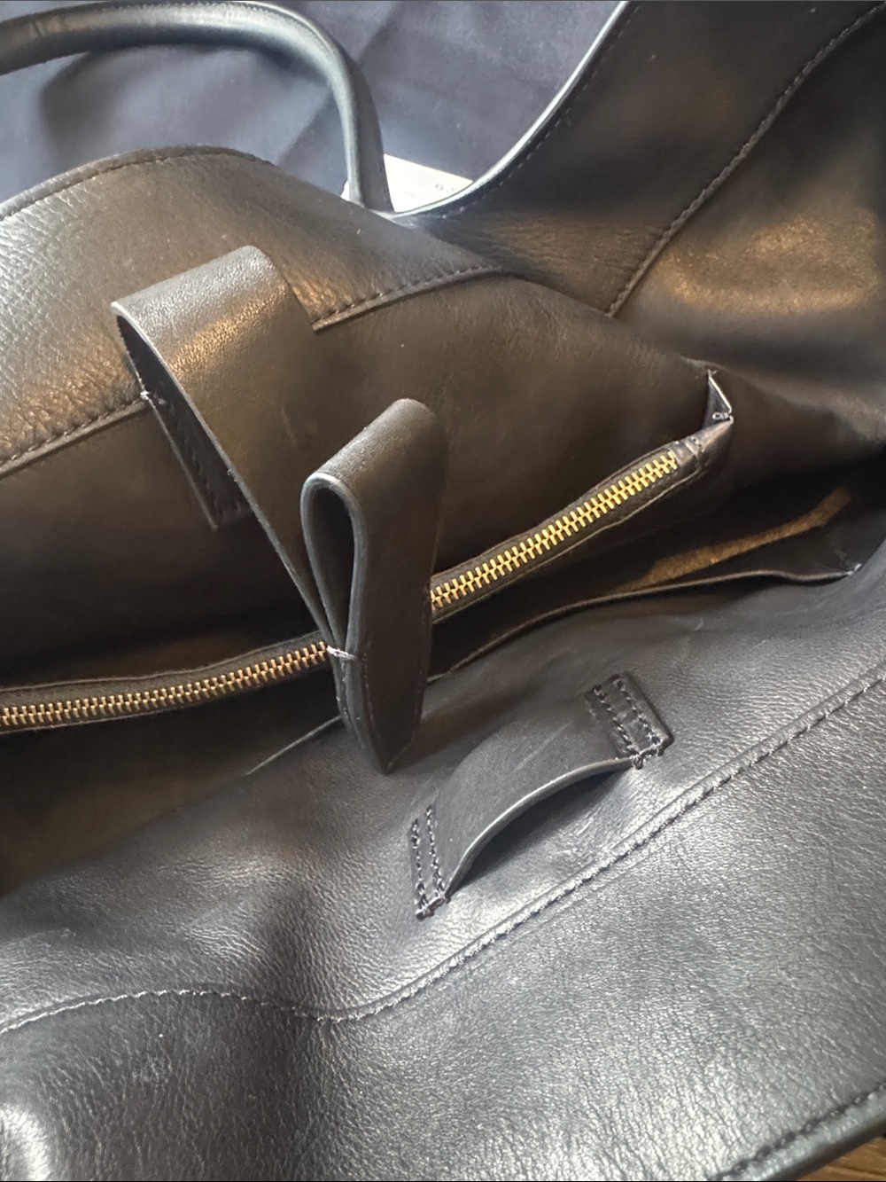 Gabriela Hearst McEwan Leather Tote Nappa Black - Picture 11 of 17